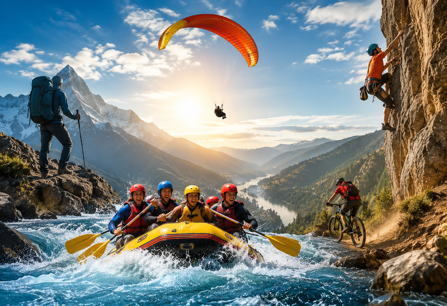 Adventure activities by County Vacation