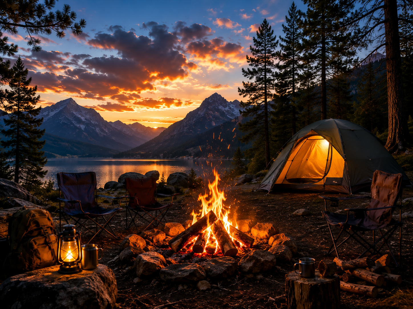 Campfire evenings by County Vacation
